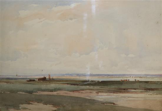 Charles Harrington (1865-1943) Near Emsworth 27 x 38cm